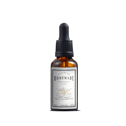 Homemade Aromaterapi | Squalane Face Serum – Jasmine Flower Oil + 99% Olive - Derived Squalane – 30ml - Klearus