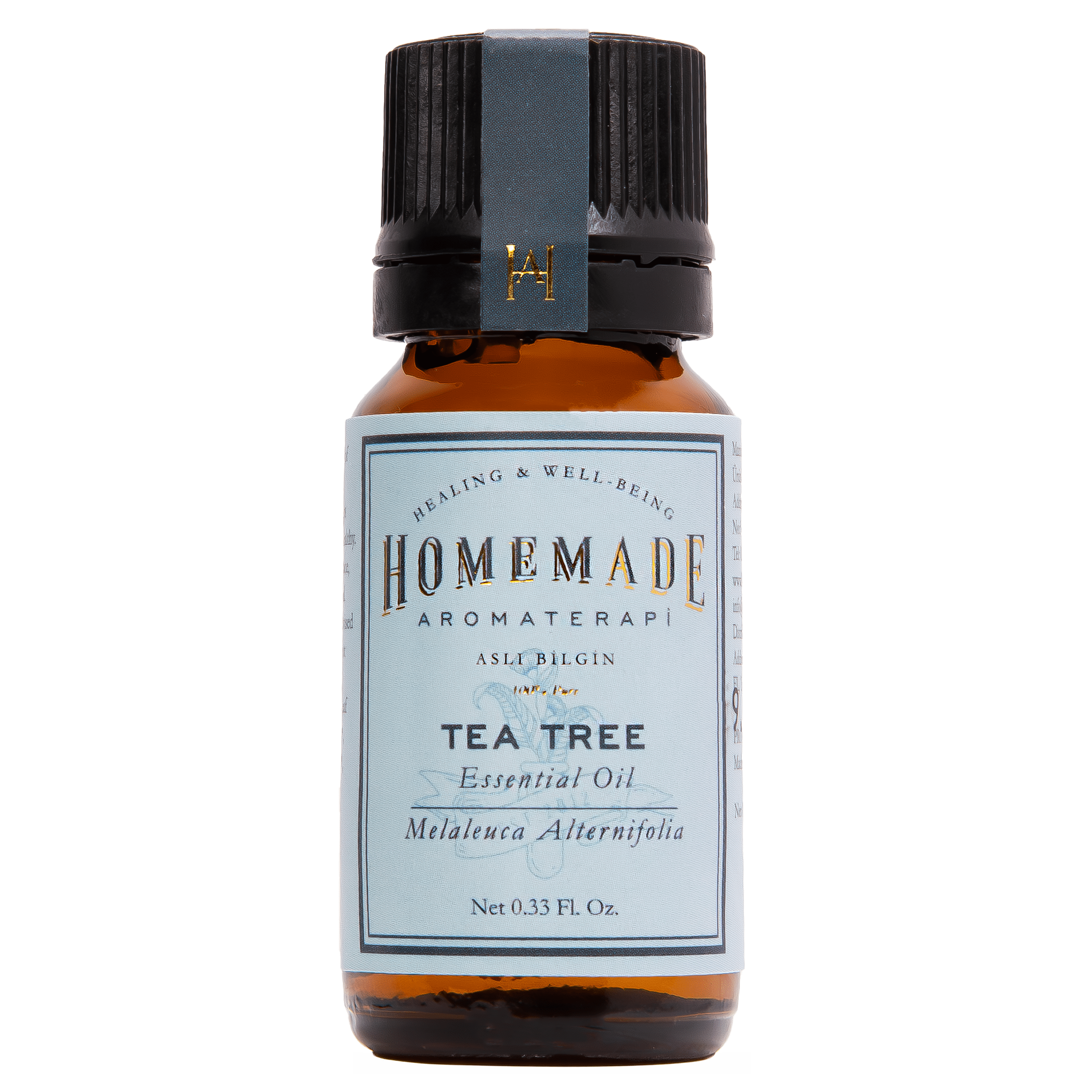 Homemade Aromaterapi | Tea Tree Essential Oil – Cleansing &amp; Restorative – 0.33 FL Oz. - Klearus
