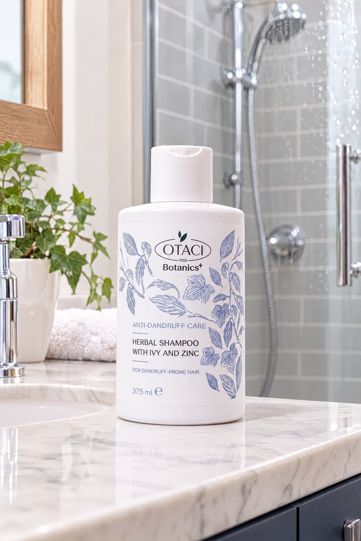 OTACI Botanics+ Flake Reducer Shampoo with Ivy &amp; Zinc - 375 mL - Klearus