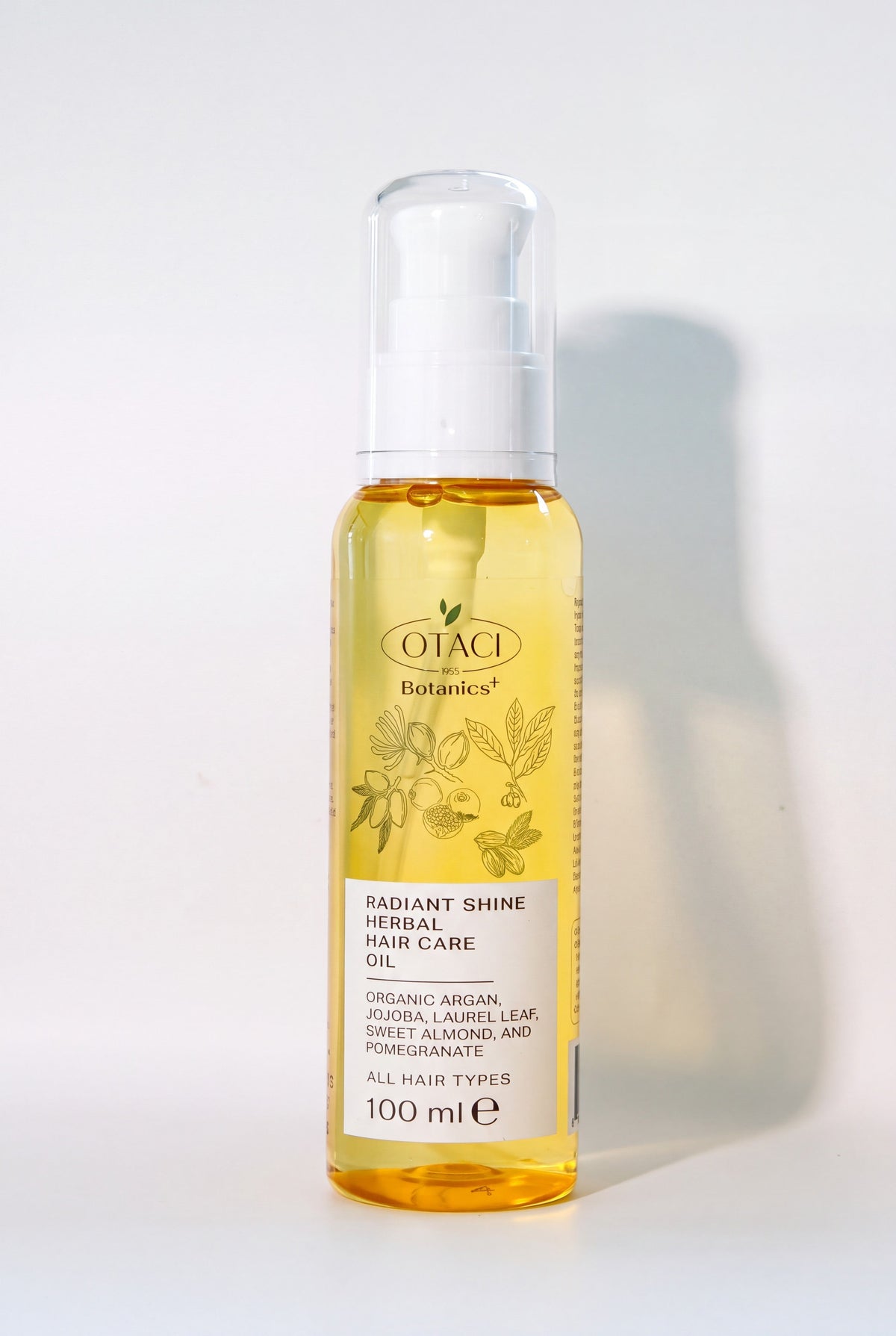 OTACI Botanics+ Radiant Shine Herbal Hair Care Oil - 100 mL - Klearus
