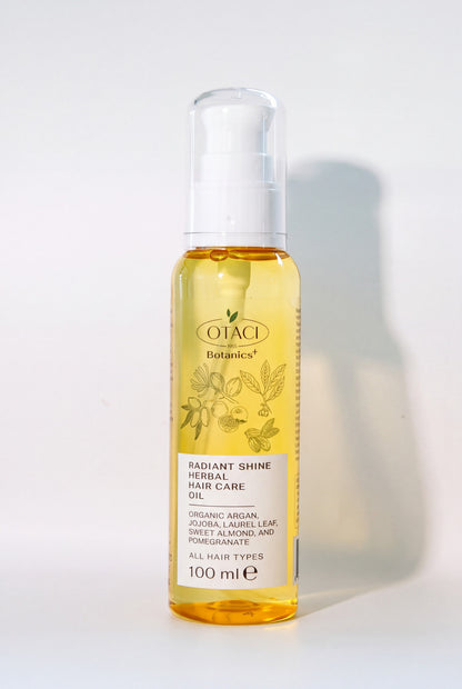 OTACI Botanics+ Radiant Shine Herbal Hair Care Oil - 100 mL - Klearus