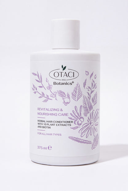 OTACI Botanics+ Revitalizing &amp; Nourishing Conditioner with 10 Plant Extracts &amp; Biotin - 375 mL - Klearus