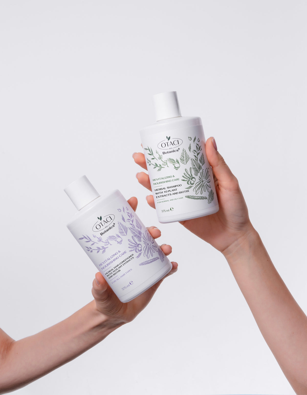 OTACI Botanics+ Revitalizing &amp; Nourishing Conditioner with 10 Plant Extracts &amp; Biotin - 375 mL - Klearus