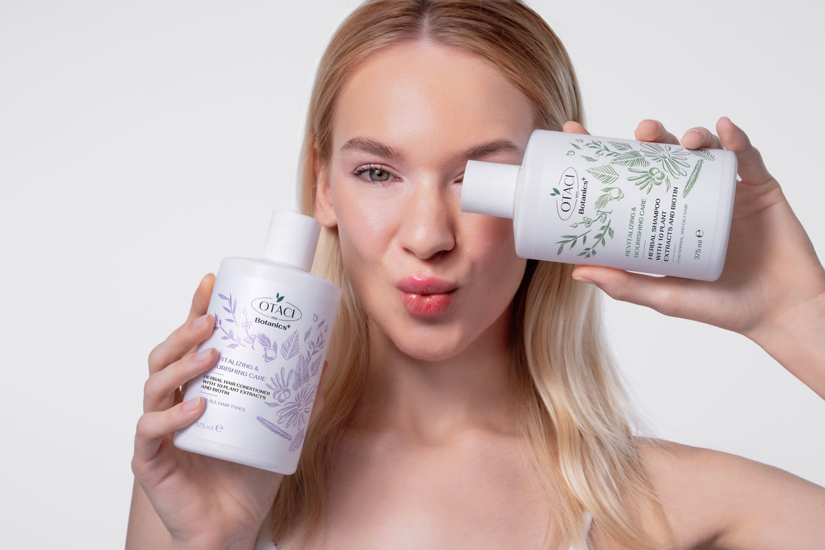 OTACI Botanics+ Revitalizing &amp; Nourishing Conditioner with 10 Plant Extracts &amp; Biotin - 375 mL - Klearus