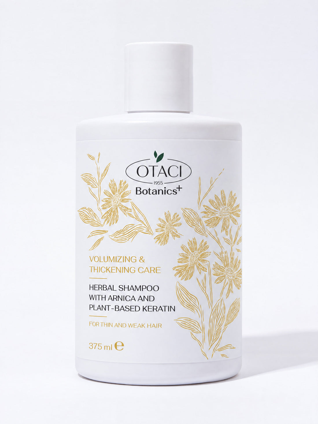 OTACI Botanics+ Volumizing &amp; Thickening Shampoo with Arnica &amp; Plant-Based Keratin - 375 mL - Klearus