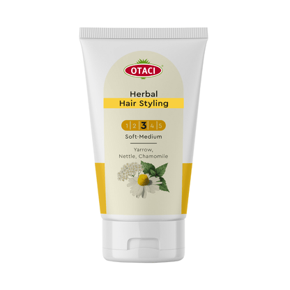 Otaci | Herbal Hair Styling Gel – Soft to Medium Hold with Yarrow, Nettle &amp; Chamomile - Klearus