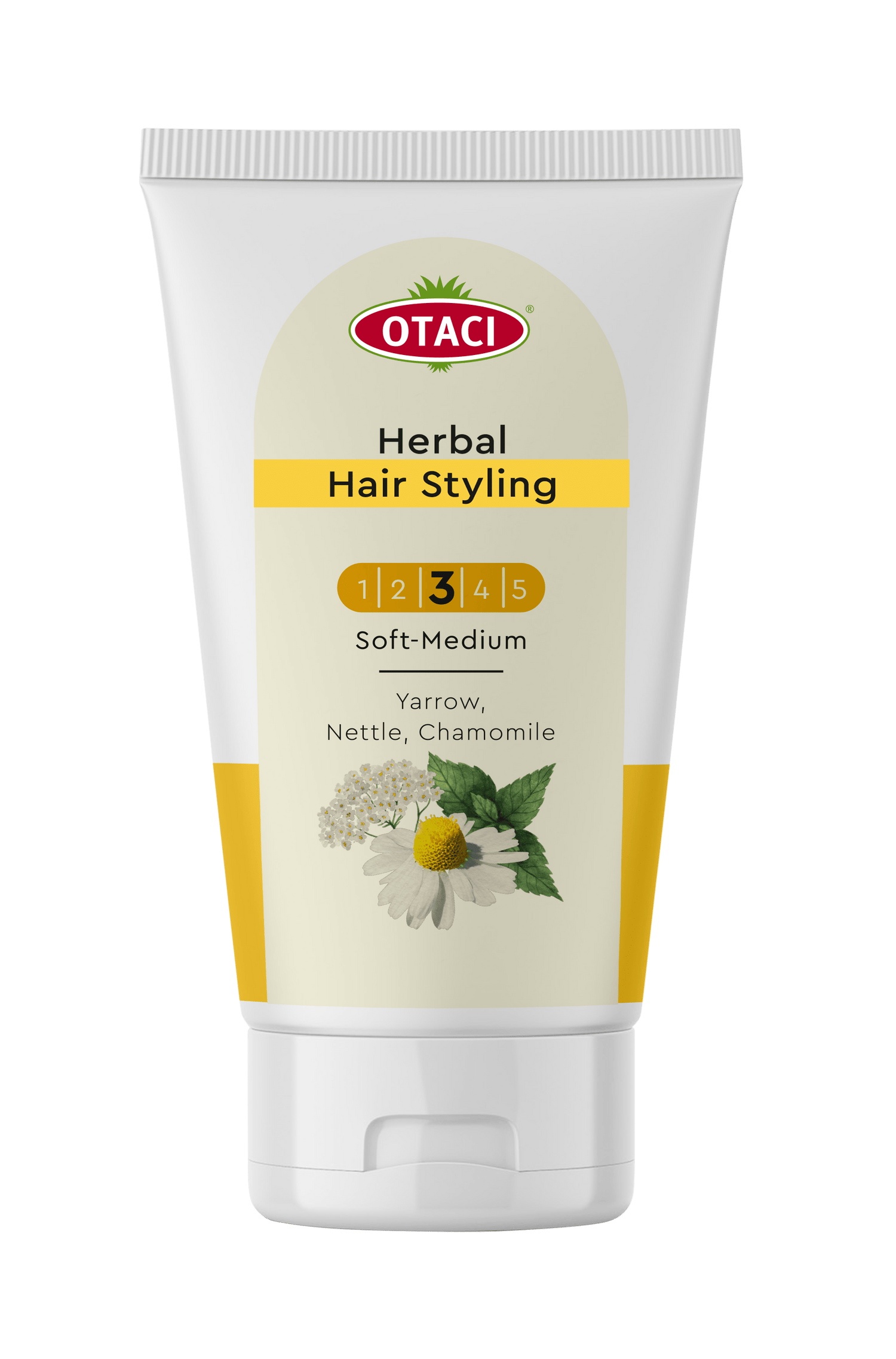 Otaci | Herbal Hair Styling Gel – Soft to Medium Hold with Yarrow, Nettle &amp; Chamomile - Klearus