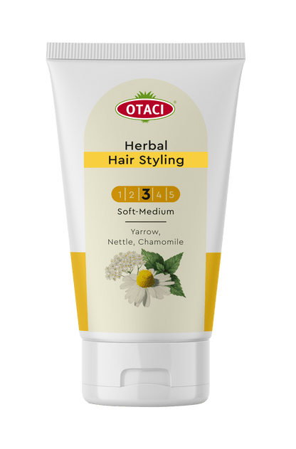 Otaci | Herbal Hair Styling Gel – Soft to Medium Hold with Yarrow, Nettle &amp; Chamomile - Klearus
