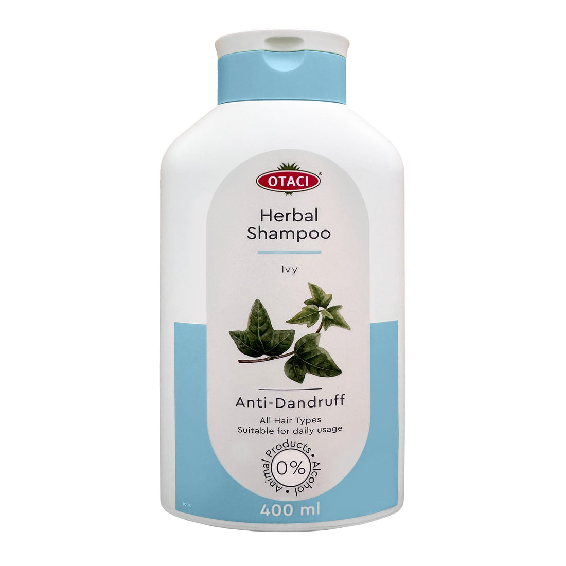 Otaci Herbal Shampoo with Ivy for All Hair Types, 13.5 Fl Oz - Paraben, Silicone, Alcohol &amp; Cruelty Free - Klearus