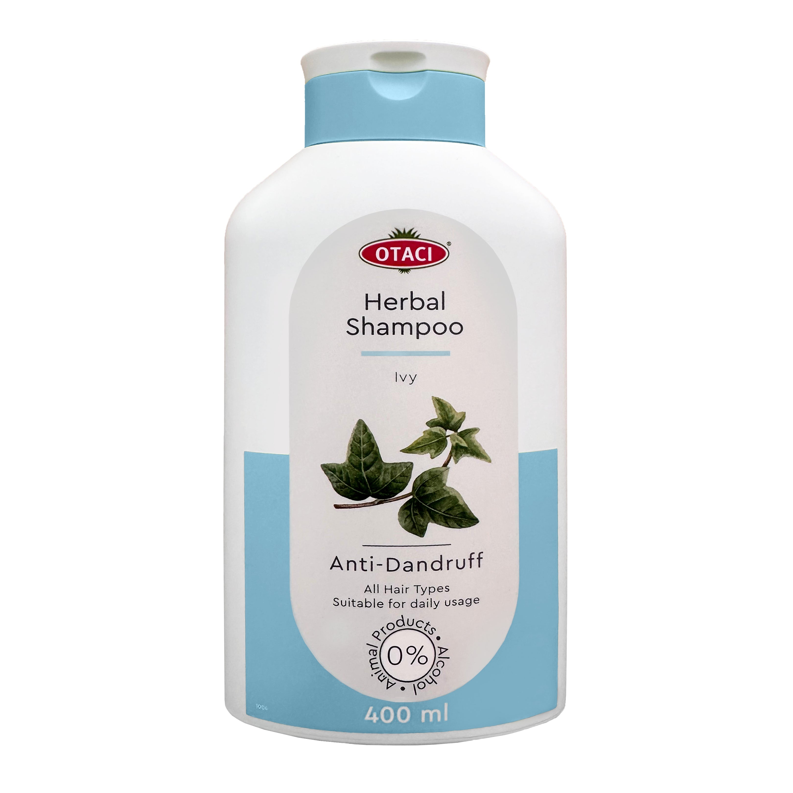 Otaci Herbal Shampoo with Ivy for All Hair Types, 13.5 Fl Oz - Paraben, Silicone, Alcohol &amp; Cruelty Free - Klearus
