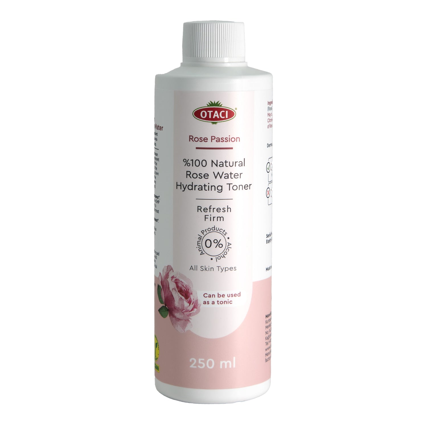 OTACI Rose Passion 100% Natural Rose Water Hydrating Toner - Klearus